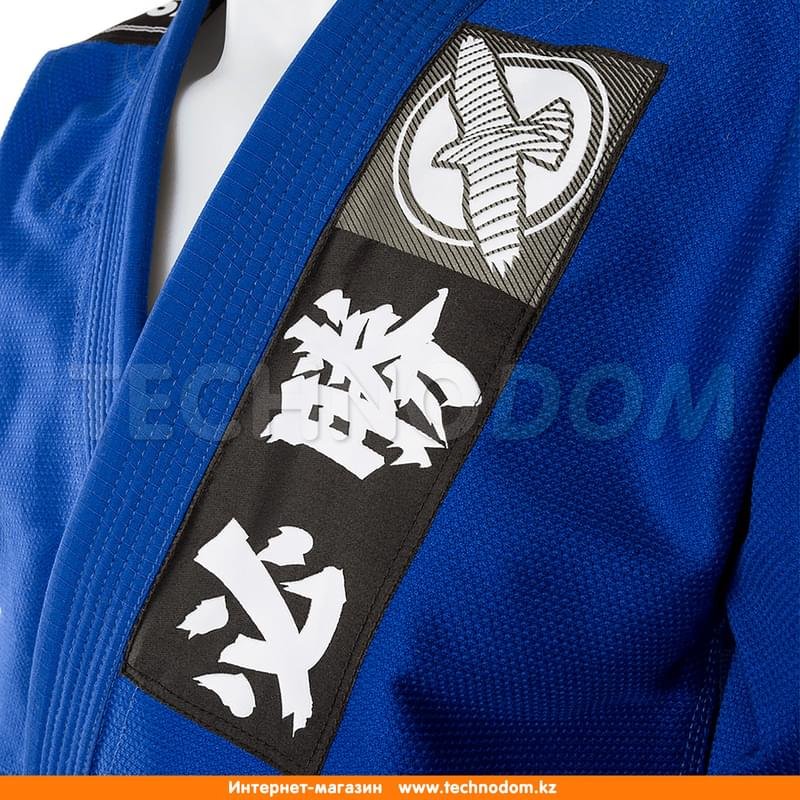 Кимоно для джиу-джитсу Hayabusa Shinju 2 Pearl Weave Jiu Jitsu Gi (SP2JJG, 2 000, A1, синий) - фото #1