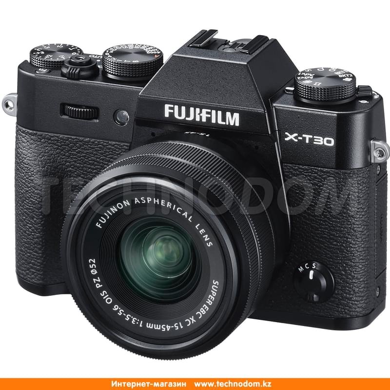 Беззеркальный фотоаппарат FUJIFILM X-T30 XС 15-45 mm f/3.5-5.6 OIS PZ Black - фото #2