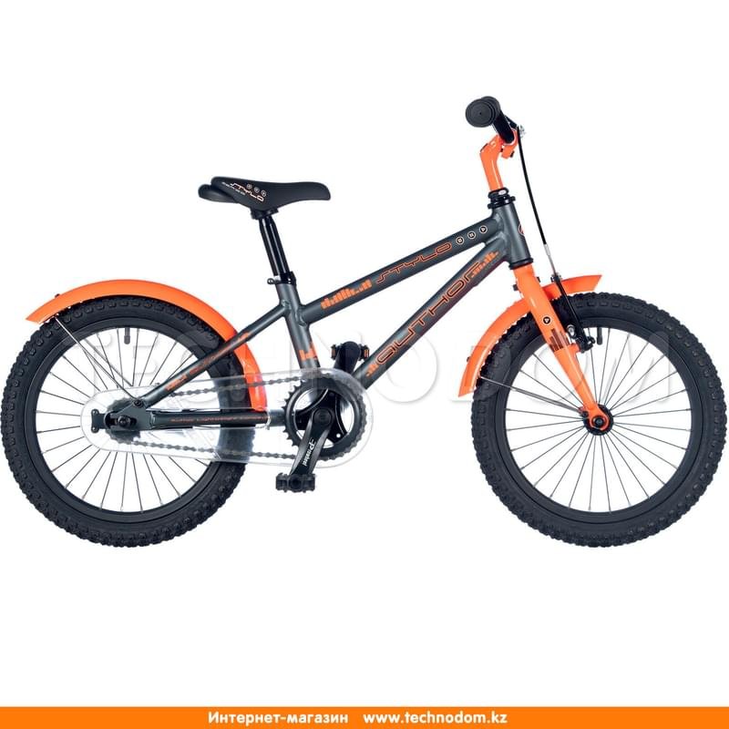 Author велосипед Stylo II - 2019 (9 temple grey matte-neon orange) - фото #0