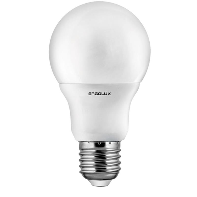 Светодиодная лампа Ergolux 7W (60W) 4500K 530lm E27 ND Холодный - фото #0