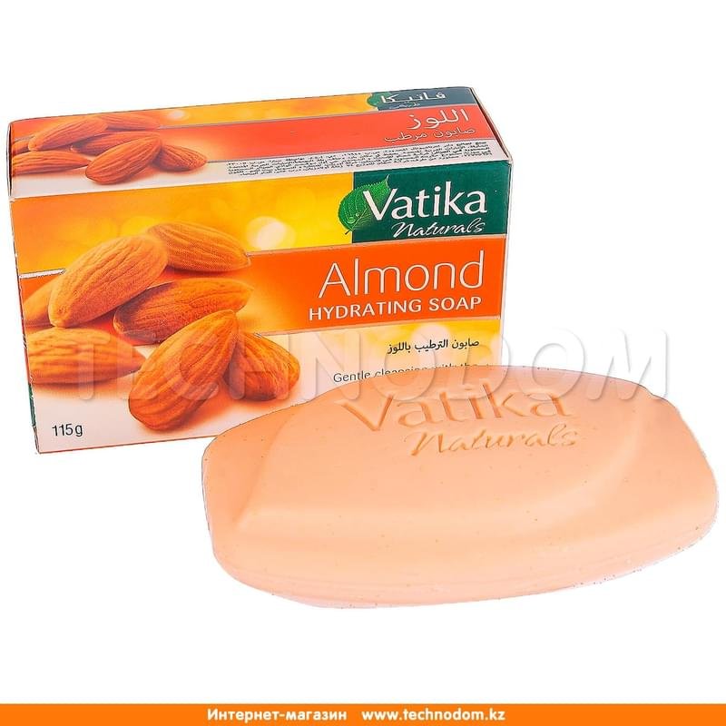 Мыло увлажняющее с миндалем vatika naturals almond hydrating 115 г - фото #0