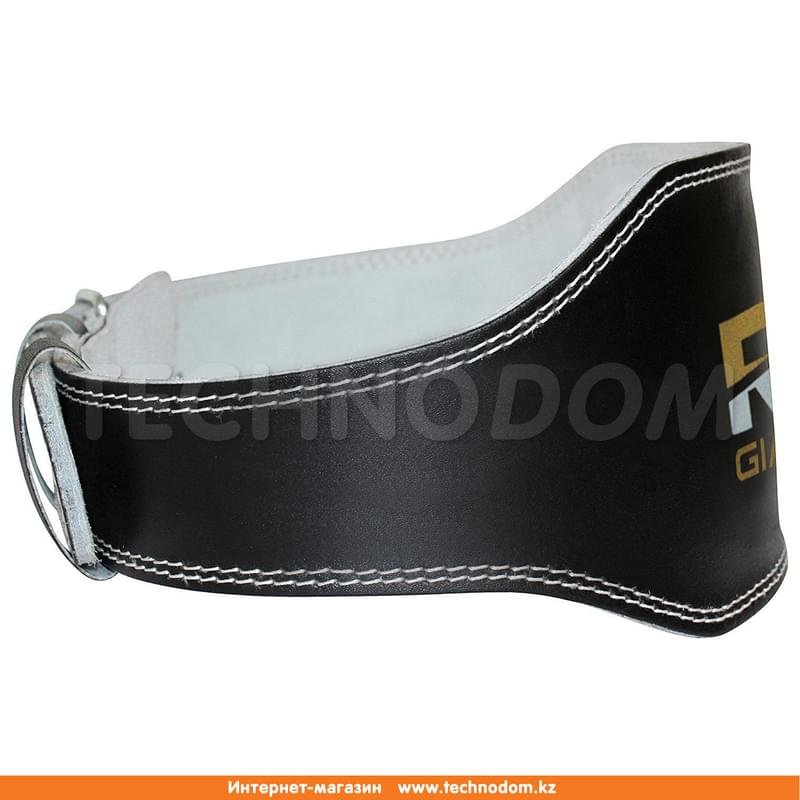 Пояс атлетический RDX Leather 4 Padded Training Lifting Belt (WBS-4RB, RDX, 580, L, черно-золотой) - фото #2