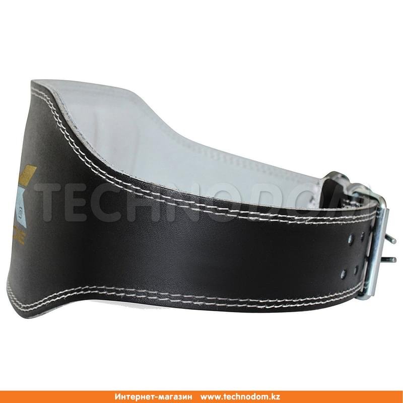 Пояс атлетический RDX Leather 4 Padded Training Lifting Belt (WBS-4RB, RDX, 580, L, черно-золотой) - фото #4
