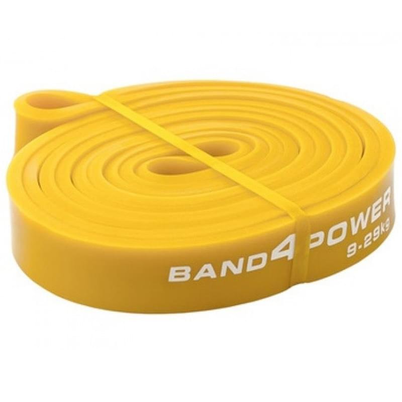 Жёлтая резиновая петля Band4Power (ЖРП0002, Band4Power, 255, 9-29кг, желтый) - фото #0