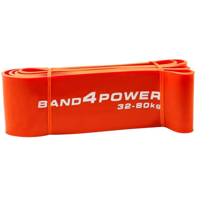 Оранжевая резиновая петля Band4Power (ОРП3280, Band4Power, 876, 32-80кг, оранжевый) - фото #1