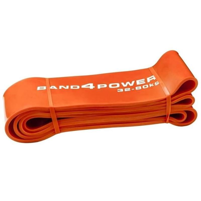 Оранжевая резиновая петля Band4Power (ОРП3280, Band4Power, 876, 32-80кг, оранжевый) - фото #2