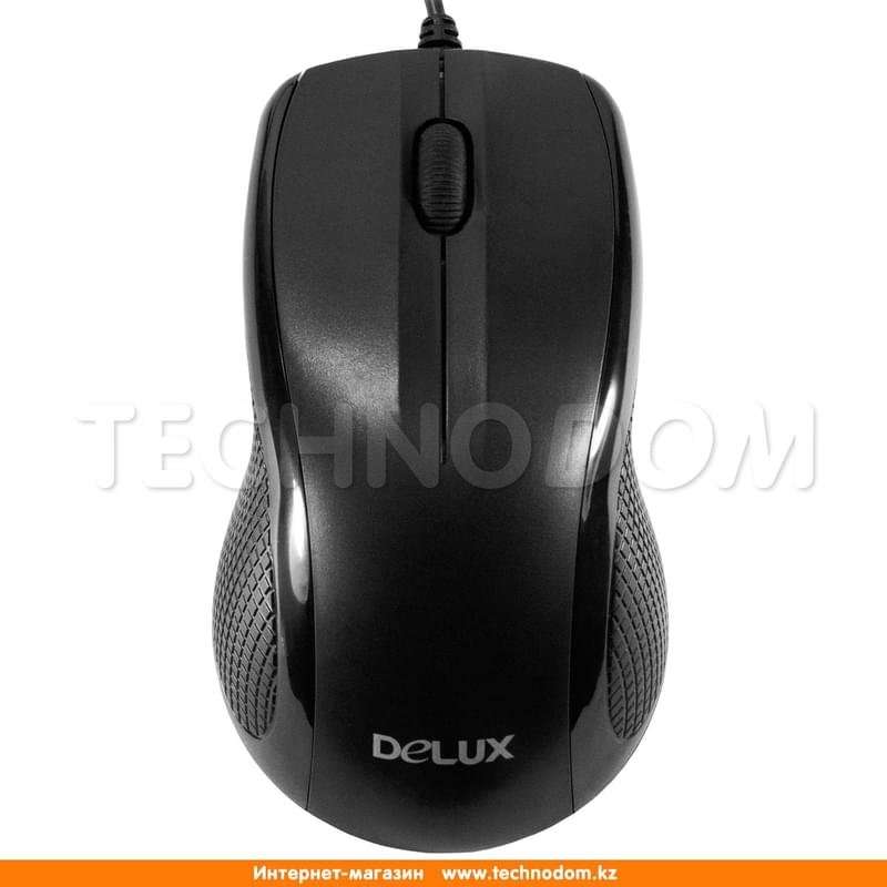 Мышка проводная USB Delux DLM-388OU Black - фото #0