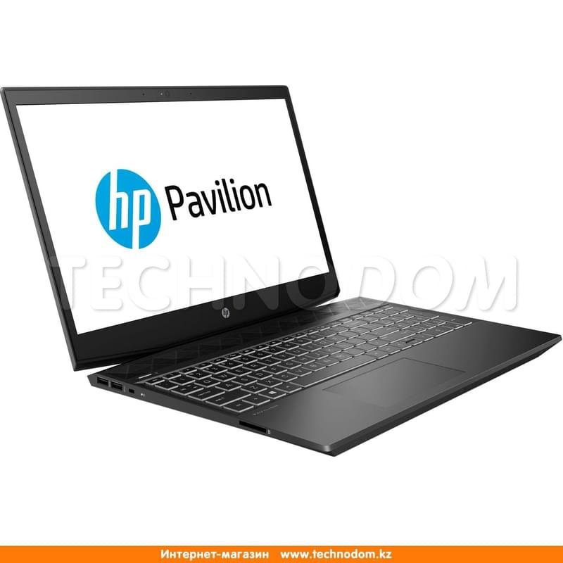 Игровой ноутбук HP Pavilion i5 8300H / 8ГБ / 1000HDD / GTX1050Ti 4ГБ / 15.6 / DOS / (5GZ28EA) - фото #2