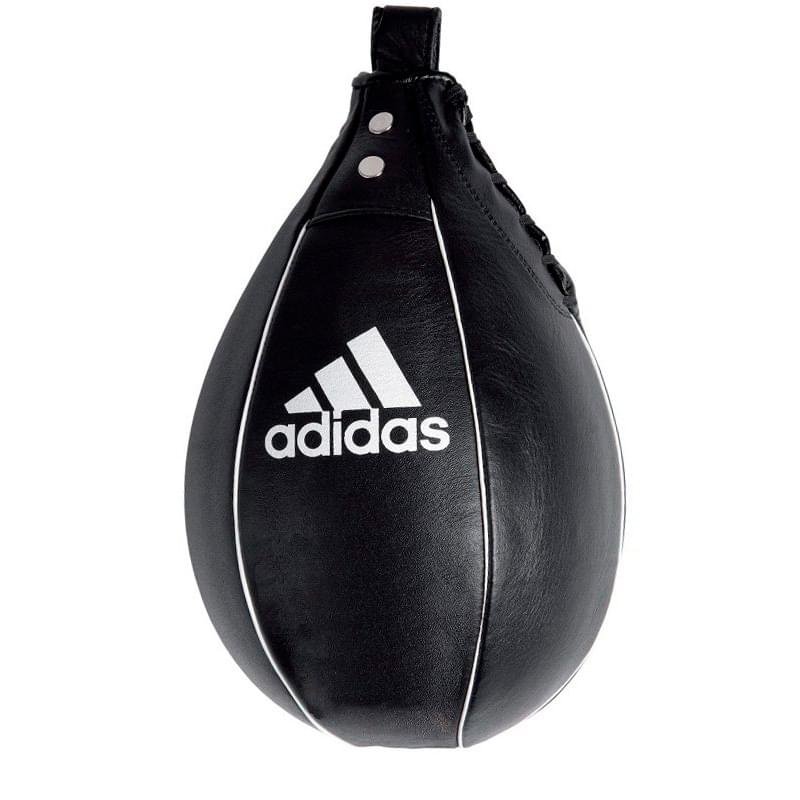 Груша пневматическая скоростная Adidas Speed Striking Ball Leather (adiBAC091 15х23, 300, черный) - фото #0