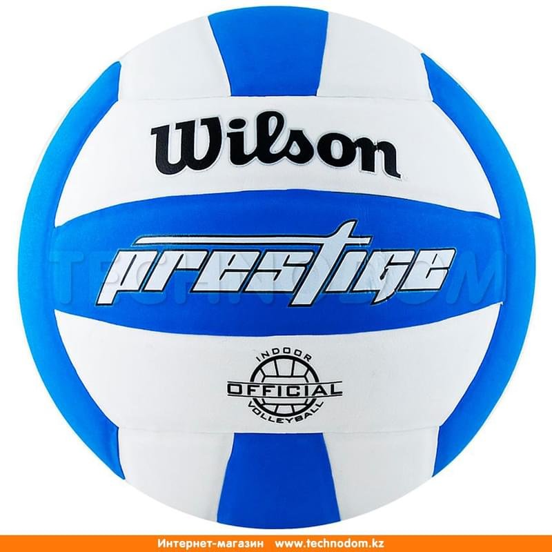 Wilson мяч волейбольный Prestige (white-blue) - фото #0