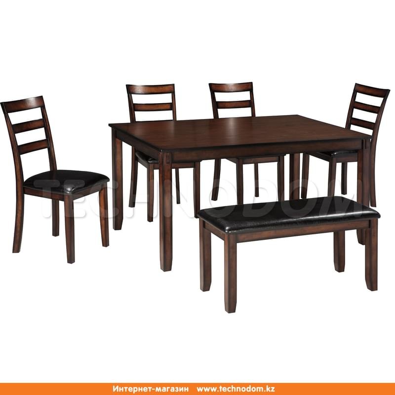 Обеденный стол со стульями (6пр.), D385-325 - фото #0