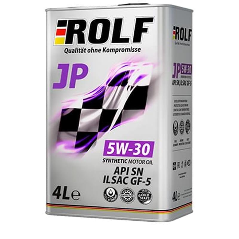 Моторное масло ROLF JP SAE 5W30 API SN 4л - фото #0