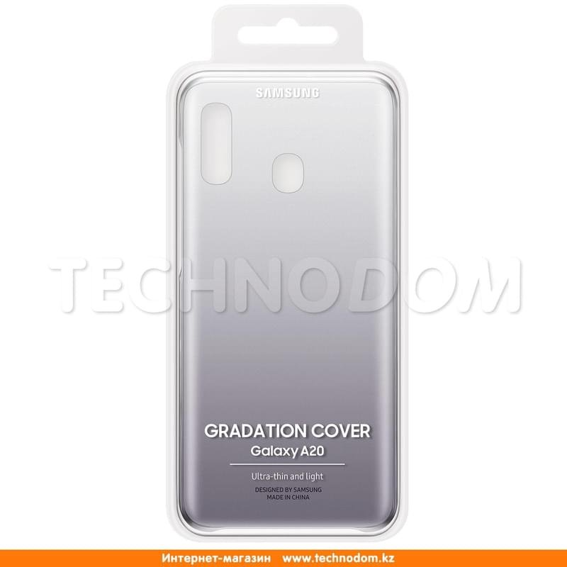 Чехол для Samsung Galaxy A20, Gradation Cover, Black (EF-AA205CBEGRU) - фото #4