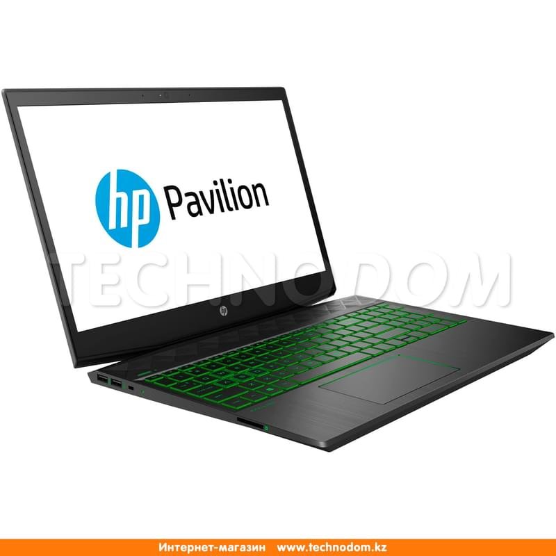 Игровой ноутбук HP Pavilion i5 8300H / 8ГБ / 1000HDD / GTX1050Ti 4ГБ / 15.6 / DOS / (5GZ86EA) - фото #2