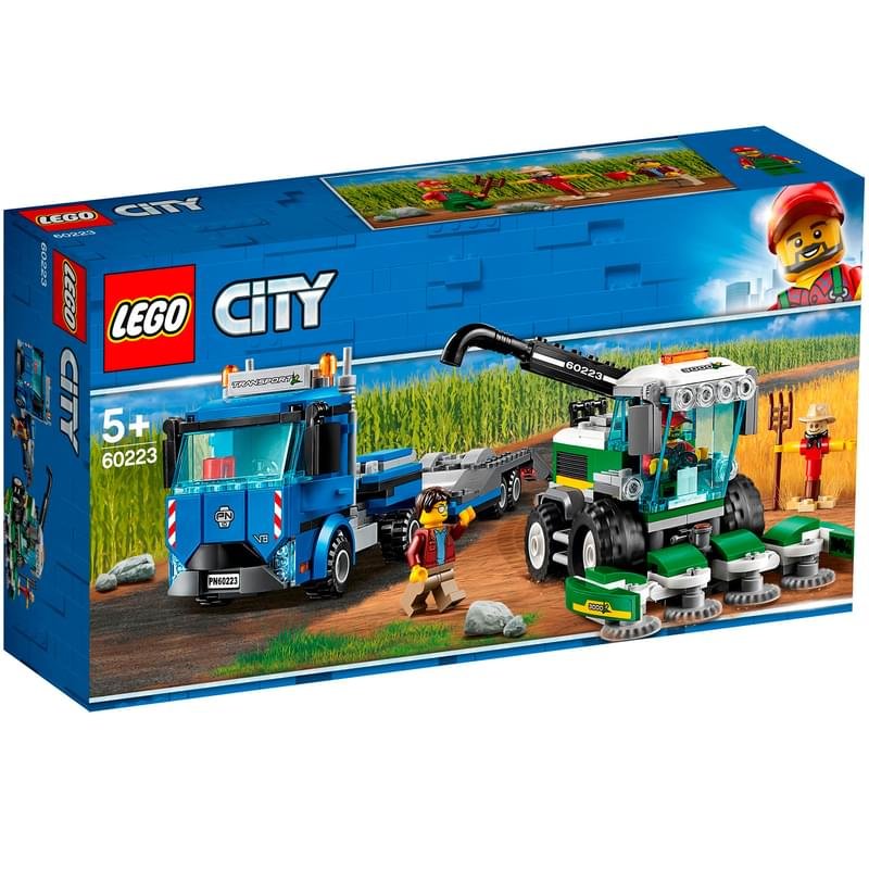 Конструктор Lego City Транспорт: Транспортировщик для комбайнов 60223 - фото #7