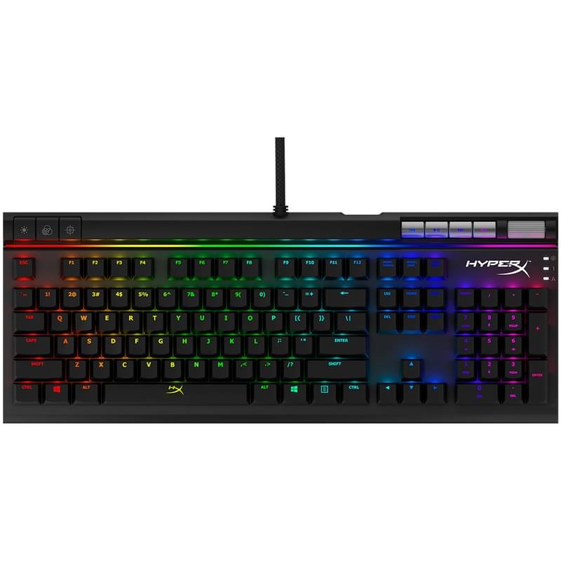 Клавиатура игровая проводная HyperX Alloy Elite RGB, MX Brown - фото #4
