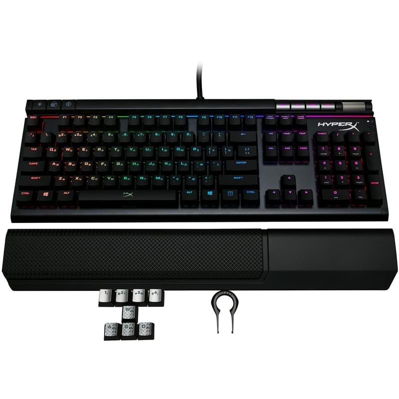 Клавиатура игровая проводная HyperX Alloy Elite RGB, MX Brown - фото #5