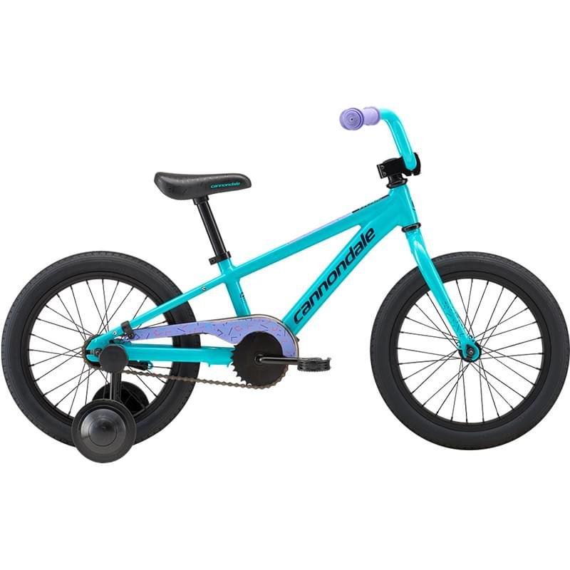 Cannondale велосипед 16 F Kids Trail SS - 2019 (one size, TRQ-turquoise) - фото #0