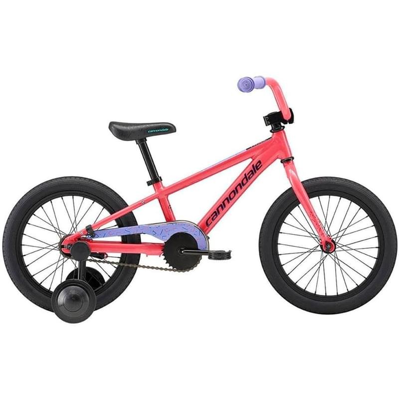 Cannondale велосипед 16 F Kids Trail SS - 2019 (one size, COR-coral-violet tonic) - фото #0