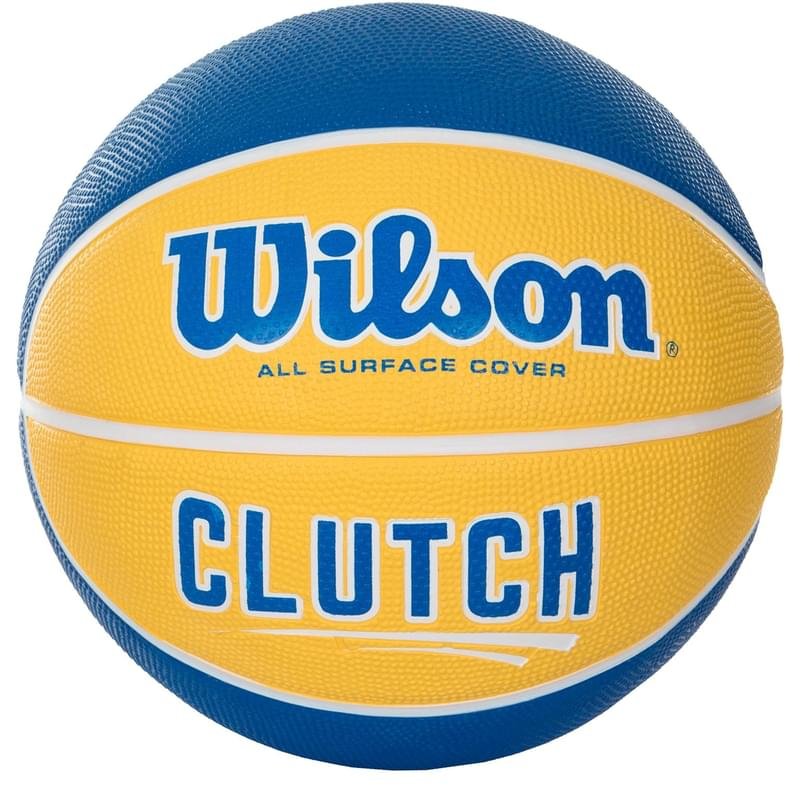 Wilson мяч баскетбольный Clutch (6, yellow-blue) - фото #0