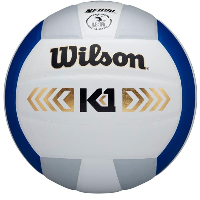Мяч волейбольный Wilson K1 Gold (blue-white-silver) - фото #0