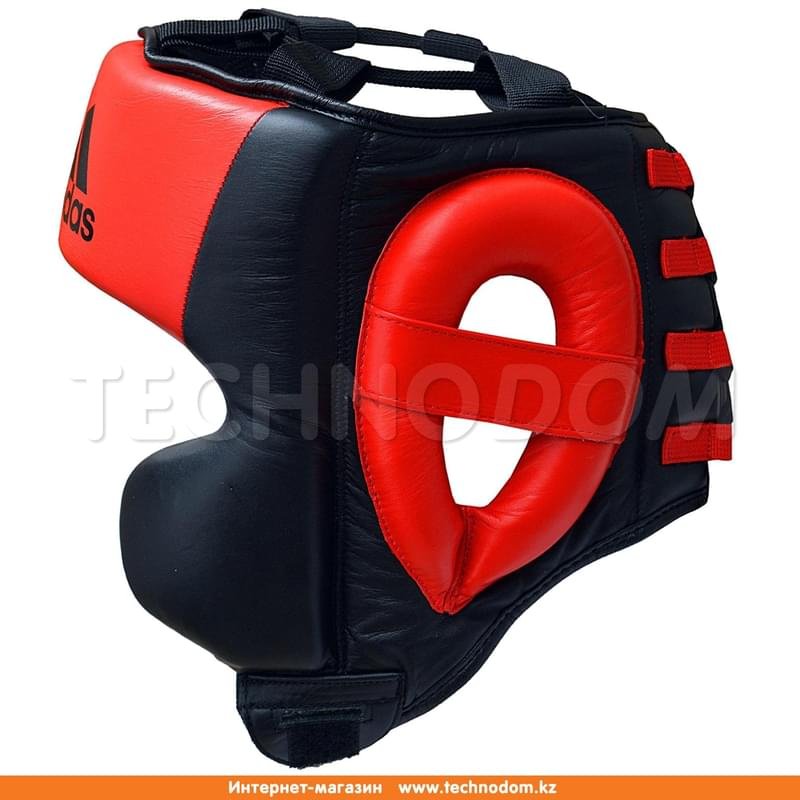 Шлем боксерский тренировочный Pro Sparring Headguard Adidas (adiBHG052, Adidas, M, черно-красный) - фото #1