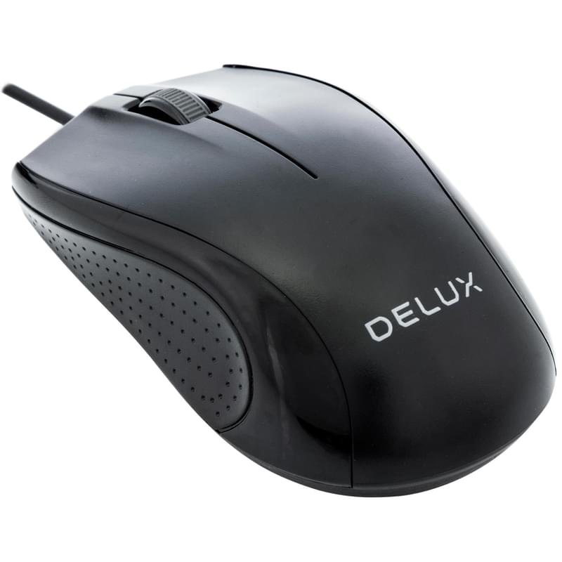 Мышка проводная USB Delux DLM-375OU Black - фото #1