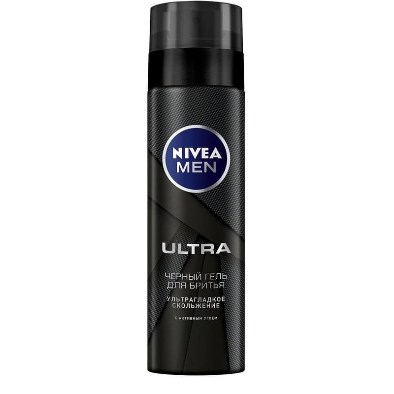 Черный гель для бритья ULTRA MEN NIVEA 200мл - фото #0