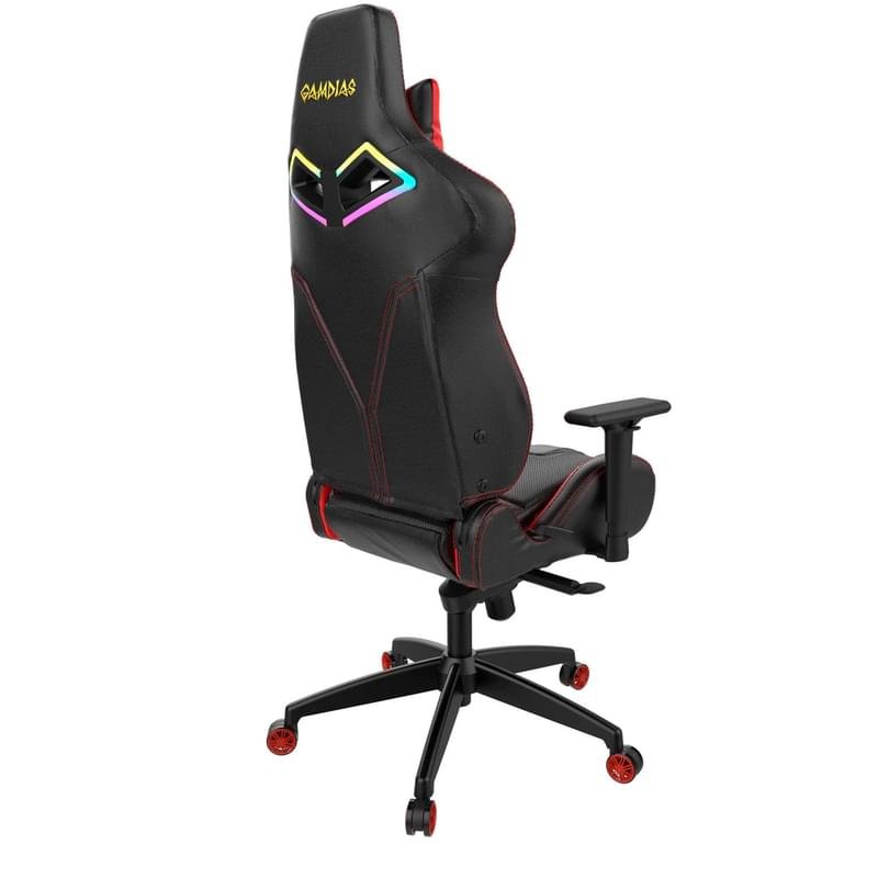 Игровое компьютерное кресло Gamdias ACHILLES M1A RGB, Black/Red (ACHILLES M1A L BR) - фото #5