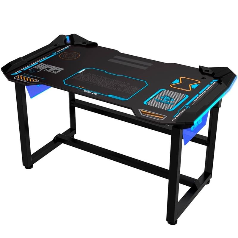 Игровой компьютерный стол E-BLUE, RGB Black (EGT536BKAA-IA) - фото #0
