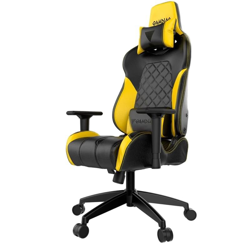 Игровое компьютерное кресло Gamdias ACHILLES E1 RGB, Black/Yellow (ACHILLES E1 L BY) - фото #2