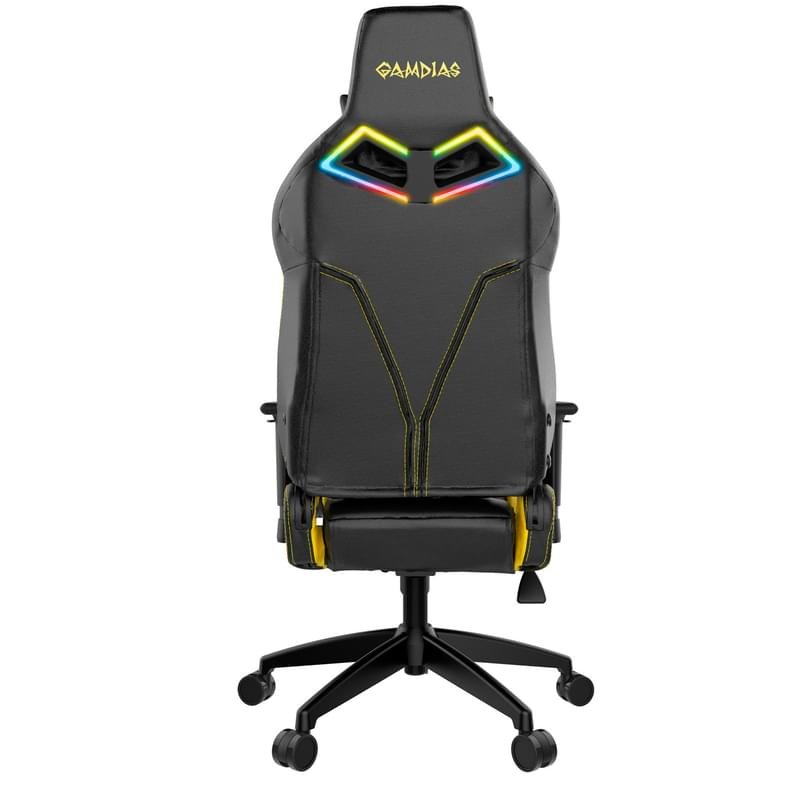 Игровое компьютерное кресло Gamdias ACHILLES E1 RGB, Black/Yellow (ACHILLES E1 L BY) - фото #5