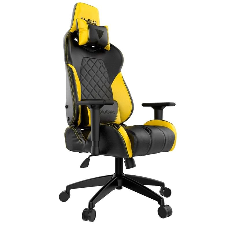 Игровое компьютерное кресло Gamdias ACHILLES E1 RGB, Black/Yellow (ACHILLES E1 L BY) - фото #6