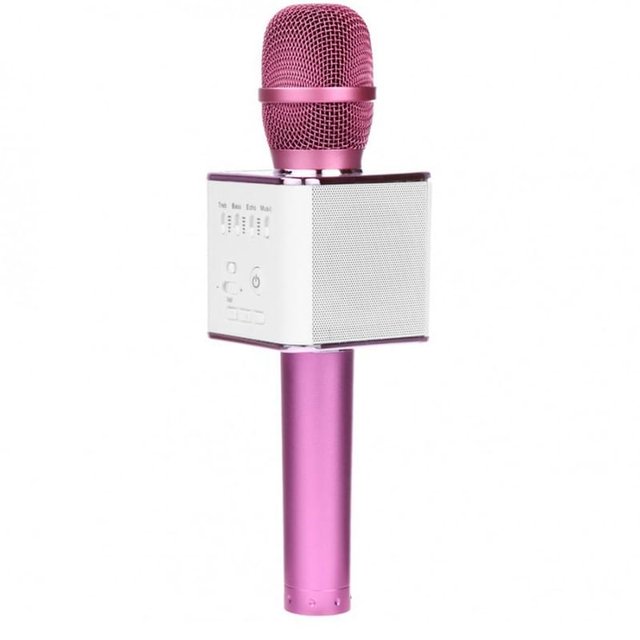 Микрофон беспроводной Sound Wave Bluetooth Q9, Pink - фото #1