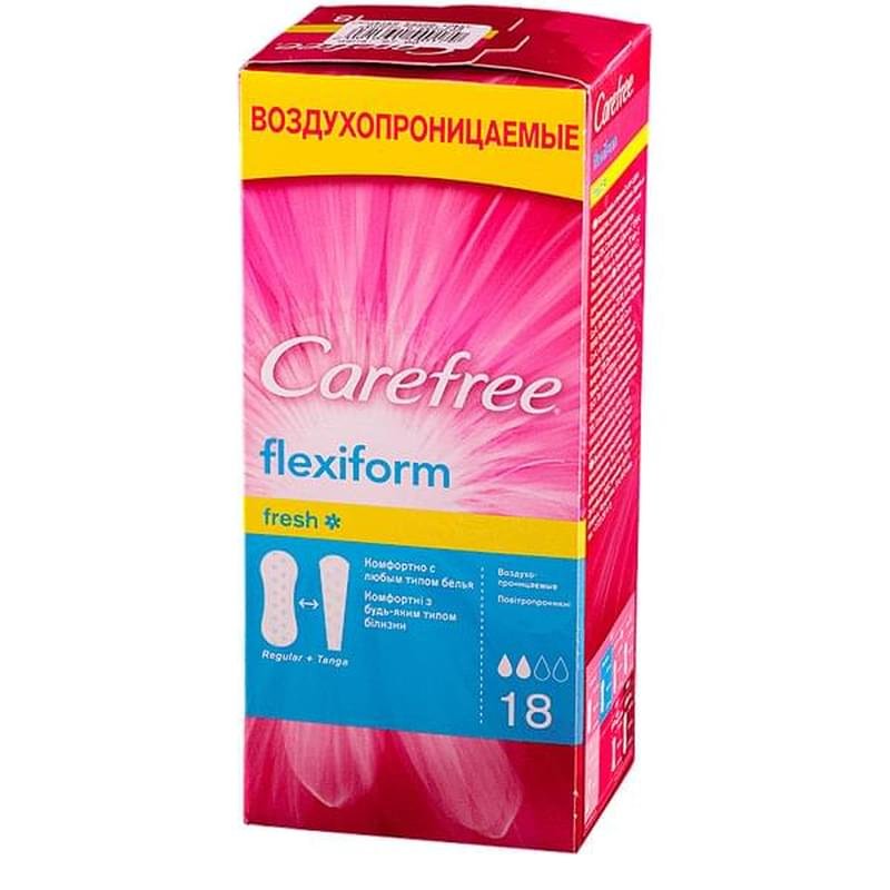 Салфетки (прокладки) ароматизированные FlexiForm Fresh Carefree 18 шт - фото #0