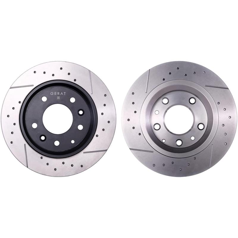 Тормозные диски GERAT DSK-R015 (Mazda 6 I, 02-08, 2.0i) - фото #0