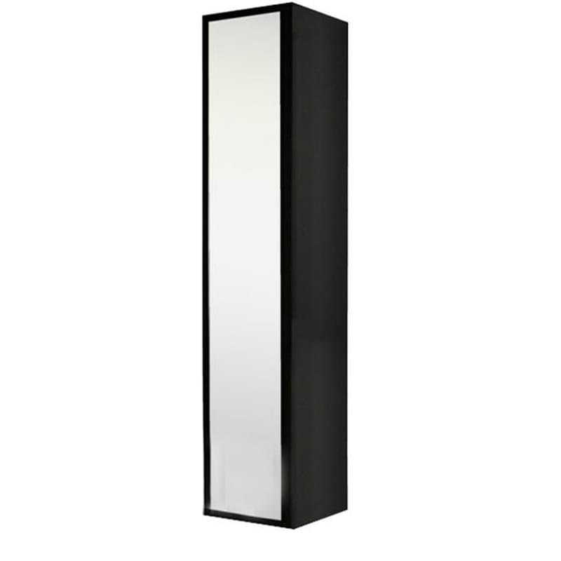 Шкаф-колонна подвесная Акватон Римини чёрный глянец - фото #0