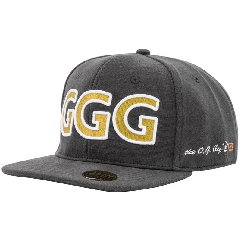 Бейсболка GGG, Dark gray/Gold - фото #1