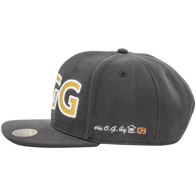 Бейсболка GGG, Dark gray/Gold - фото #3