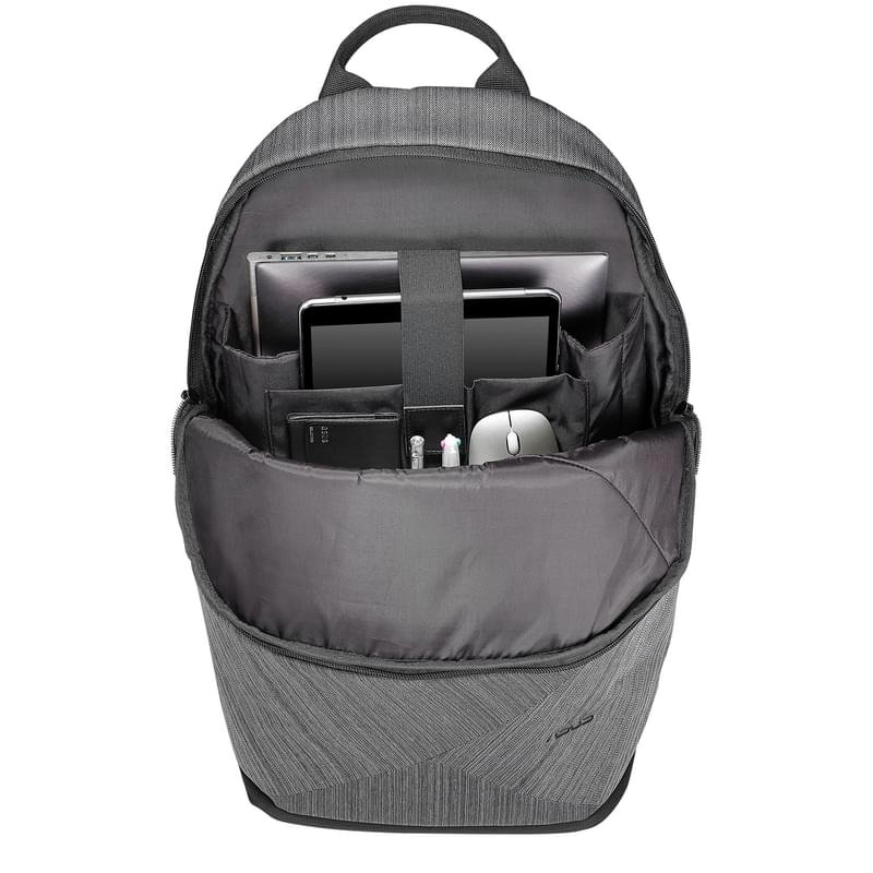 Рюкзак для ноутбука 17" Asus ARTEMIS, Black/Gray, полиэстер (90XB0410-BBP010) - фото #3