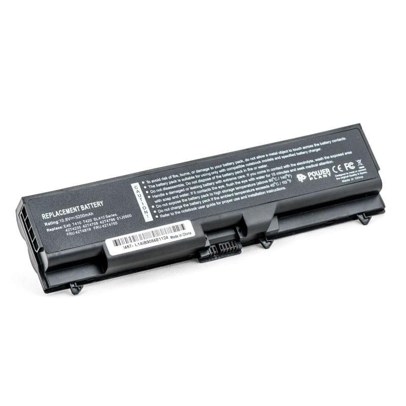 Аккумулятор PowerPlant для ноутбуков IBM/LENOVO ThinkPad SL410K (FRU42T4795, IMSL40LH) 10.8V 5200mAh - фото #0