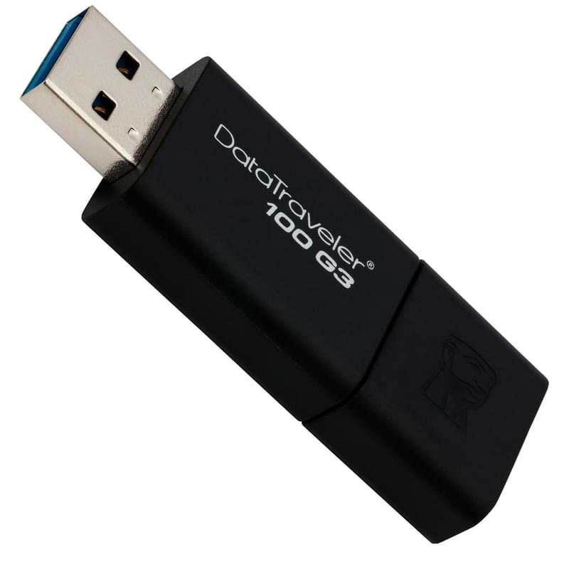 USB Флешка 16GB Kingston DataTraveler Type-A 3.1 Gen 1 (3.0) Black (DT100G3/16GB) - фото #3