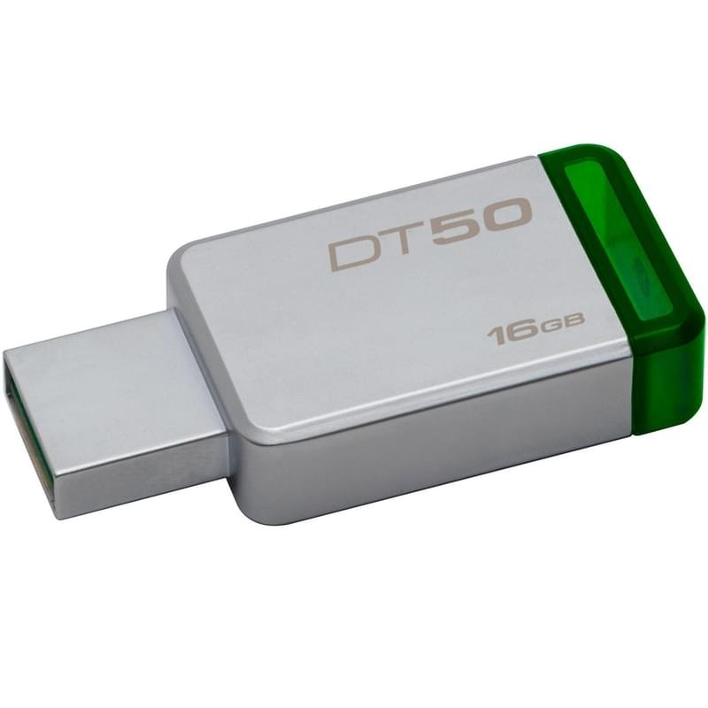 USB Флешка 16GB Kingston DataTraveler Type-A 3.1 Gen 1 (3.0) Metal (DT50/16GB) - фото #0