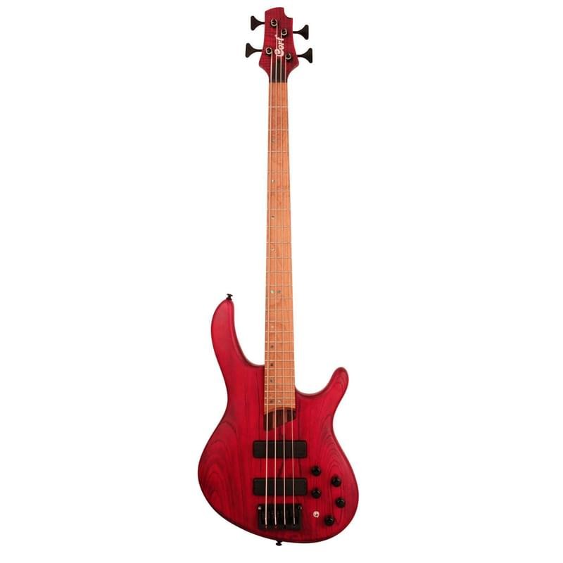 CORT (темно красный матовый )  бас гитара B5 PLUS AS RM OPBR - фото #0