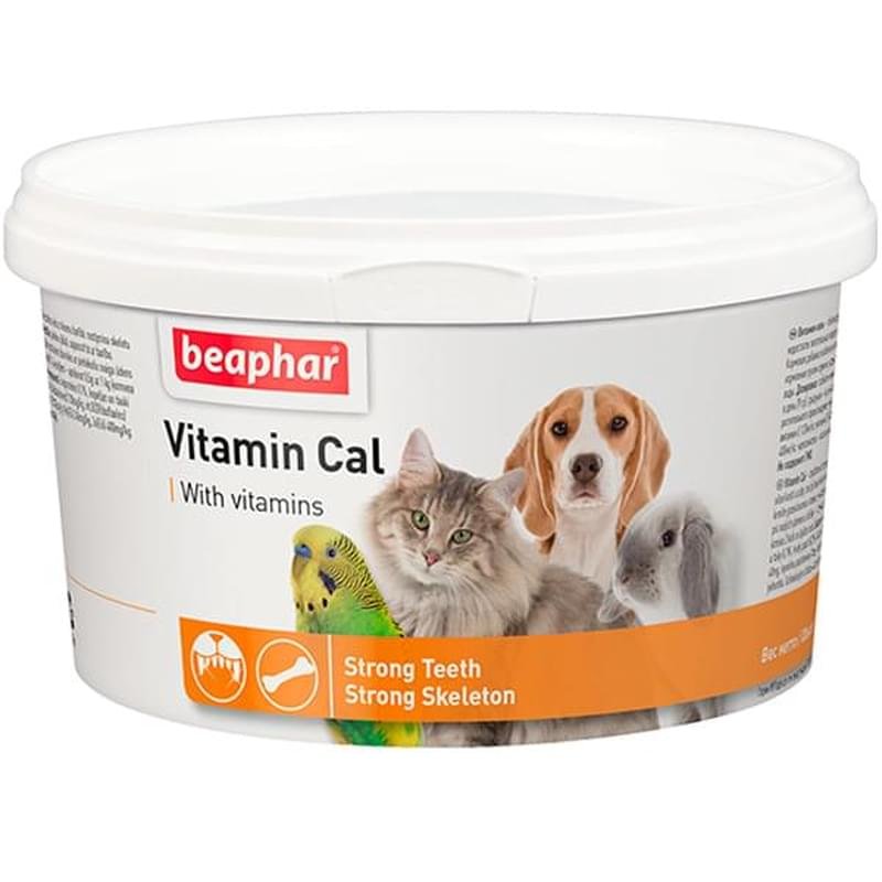Кормовая добавка Beaphar Vitamin Cal для кошек, собак, грызунов и птиц - фото #0