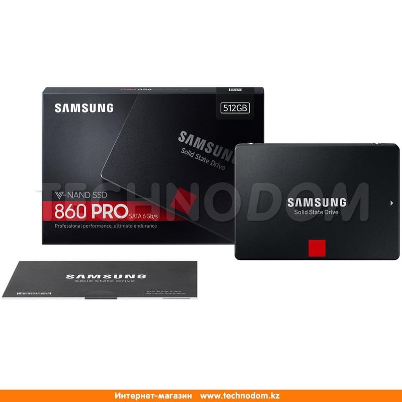 Внутренний SSD 2.5" 7мм 512GB Samsung 860 PRO, SATA-III 3D MLC (MZ-76P512BW) - фото #5