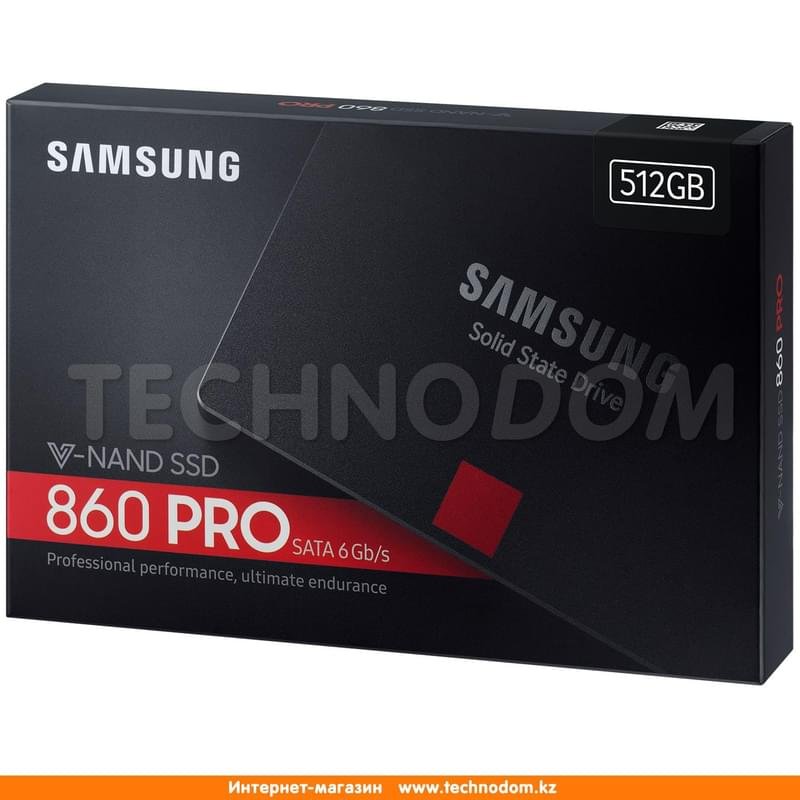 Внутренний SSD 2.5" 7мм 512GB Samsung 860 PRO, SATA-III 3D MLC (MZ-76P512BW) - фото #8