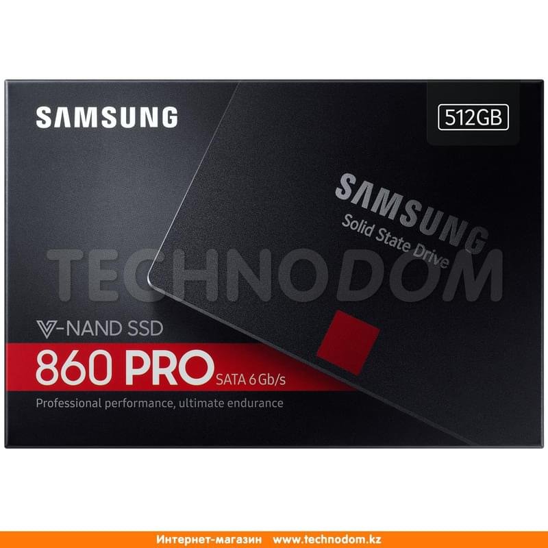 Внутренний SSD 2.5" 7мм 512GB Samsung 860 PRO, SATA-III 3D MLC (MZ-76P512BW) - фото #10