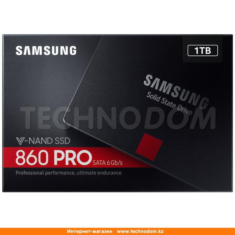 Внутренний SSD 2.5" 7мм 1TB Samsung 860 PRO, SATA-III 3D MLC (MZ-76P1T0BW) - фото #7