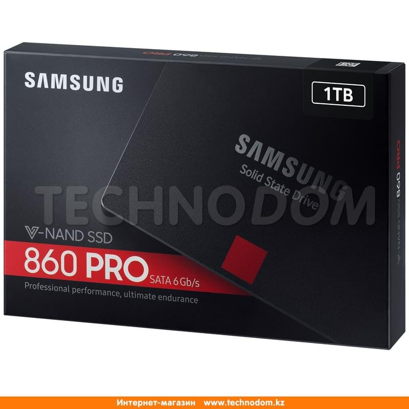 Внутренний SSD 2.5" 7мм 1TB Samsung 860 PRO, SATA-III 3D MLC (MZ-76P1T0BW) - фото #8